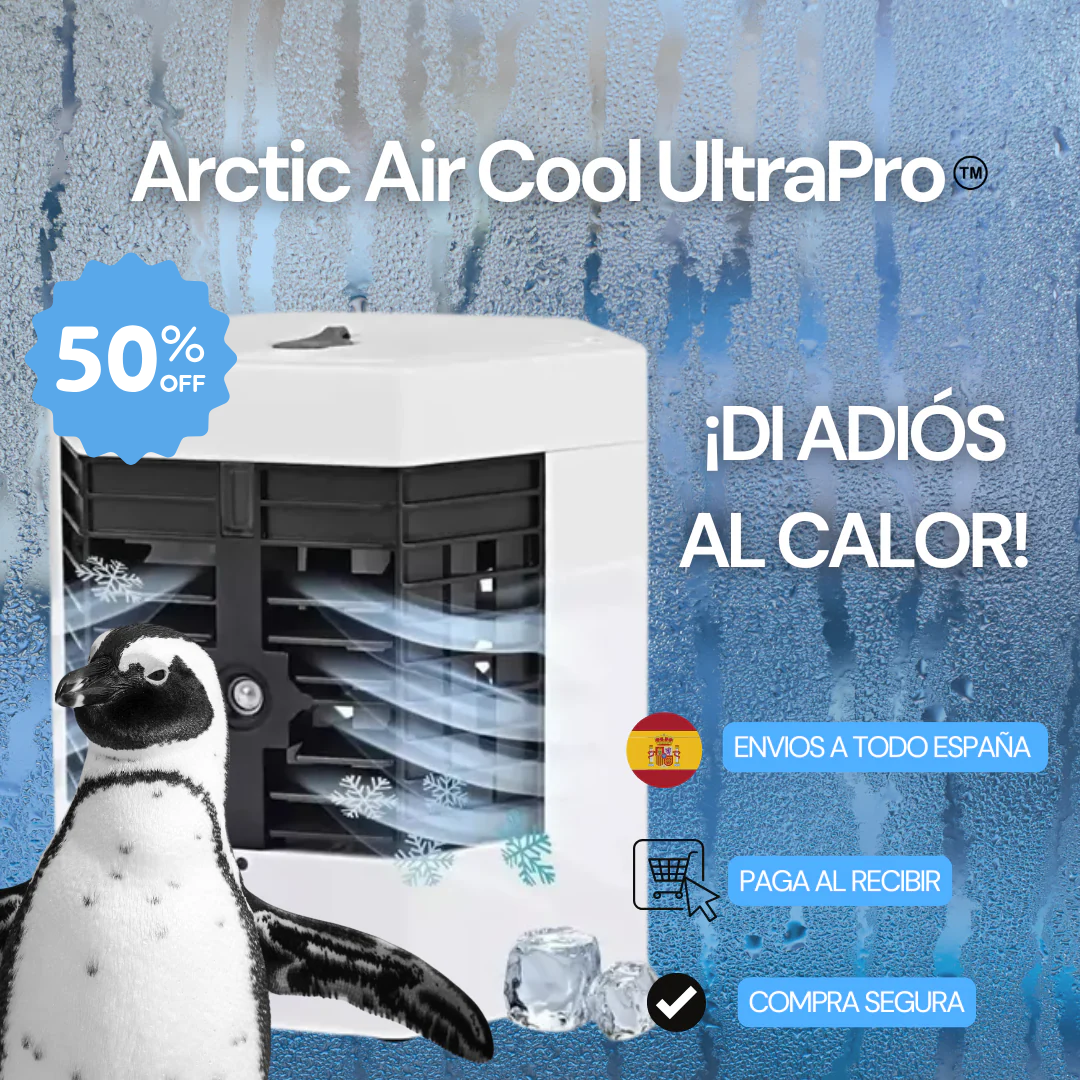 ARCTIC AIR COOL ULTRA PRO™ - SIENTE LA FRESCURA EN CUALQUIER LUGAR