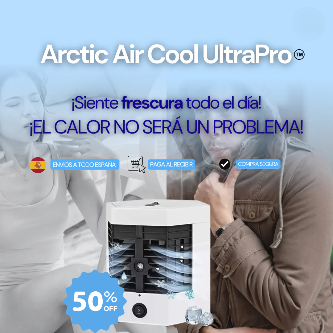 ARCTIC AIR COOL ULTRA PRO™ - SIENTE LA FRESCURA EN CUALQUIER LUGAR
